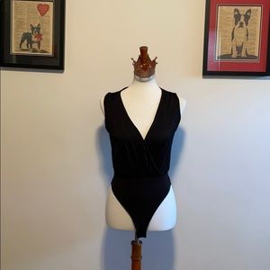 Classy NWOT Black  Bodysuit